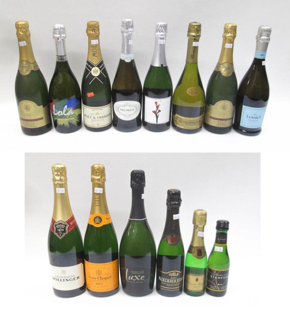 THIRTY-FIVE BOTTLES OF SPARKLING