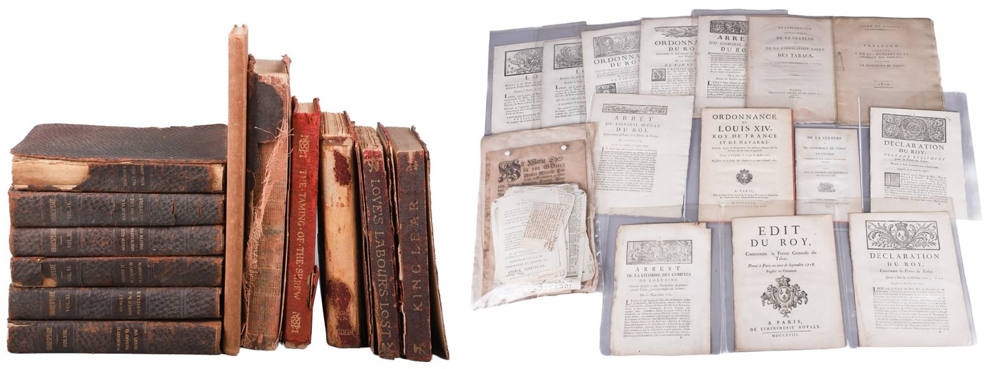 Thirty-five pieces of ephemera