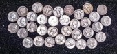 THIRTY-FIVE U.S. SILVER QUARTE