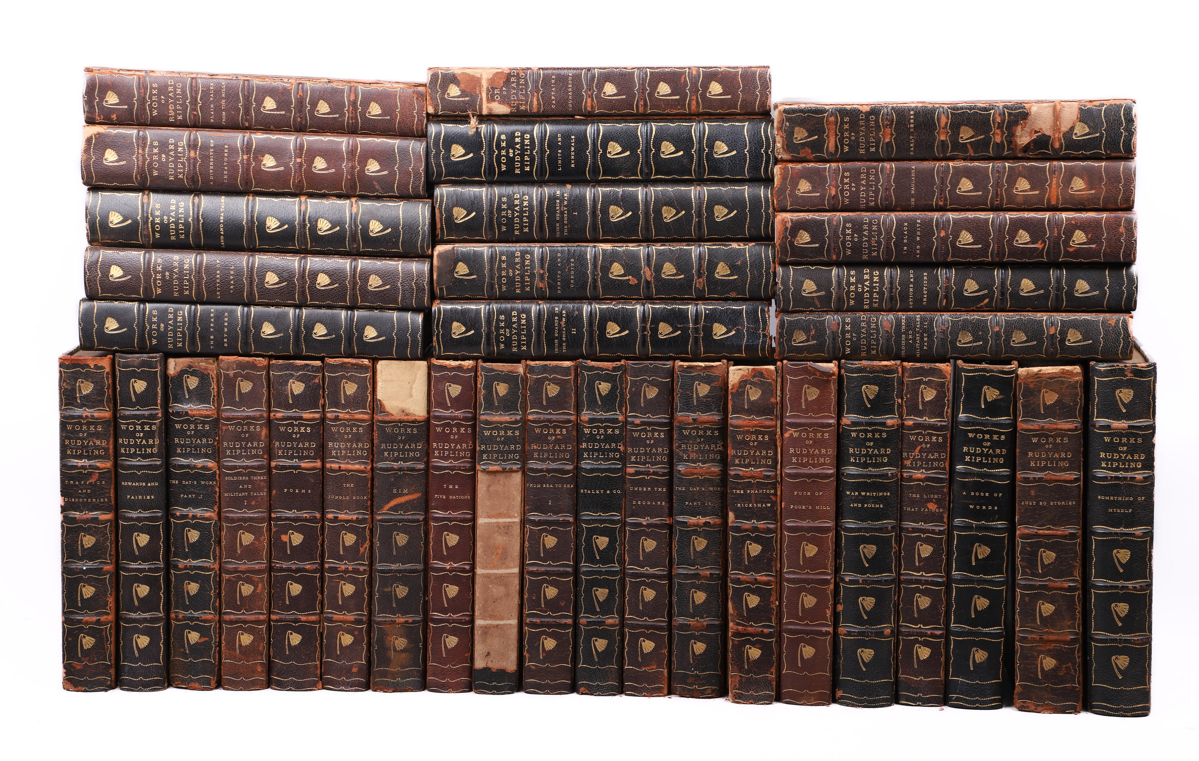 Thirty-five volumes of the works of