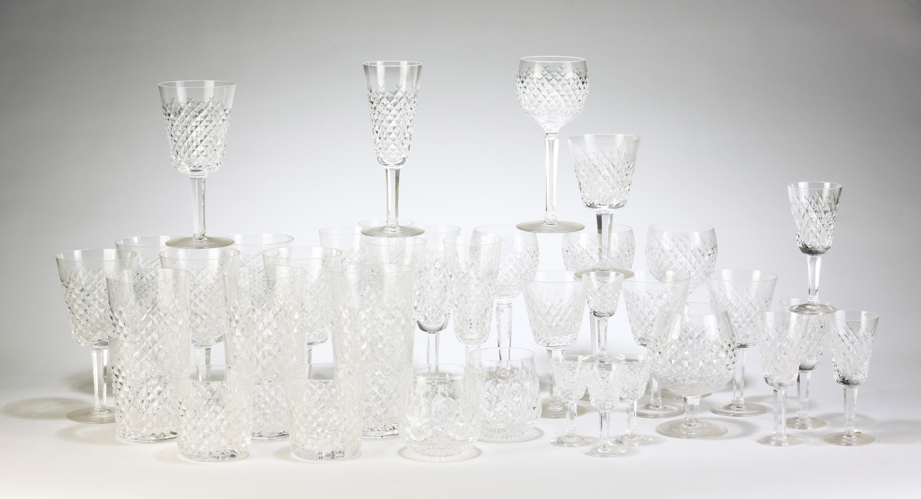 THIRTY NINE PIECES OF WATERFORD