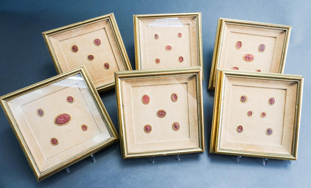 THIRTY-ONE PORTRAIT CAMEOS
