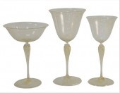 THIRTY-SEVEN PIECE VENETIAN GL