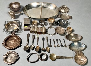 Thirty seven various sterling