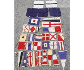 THIRTY SIGNAL FLAGS<br>Thirty