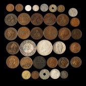 THIRTY-SIX (36) WORLD COINS, 1