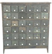 THIRTY-SIX DRAWER APOTHECARY C
