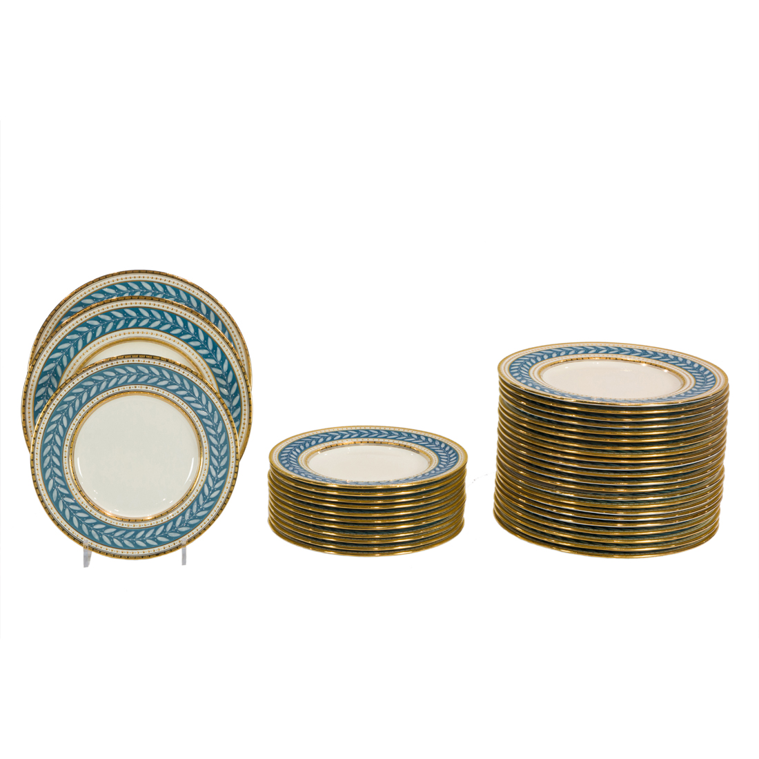THIRTY-SIX MINTON PATE-SUR-PATE