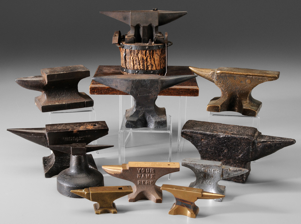 Thirty-Three Miniature Anvils