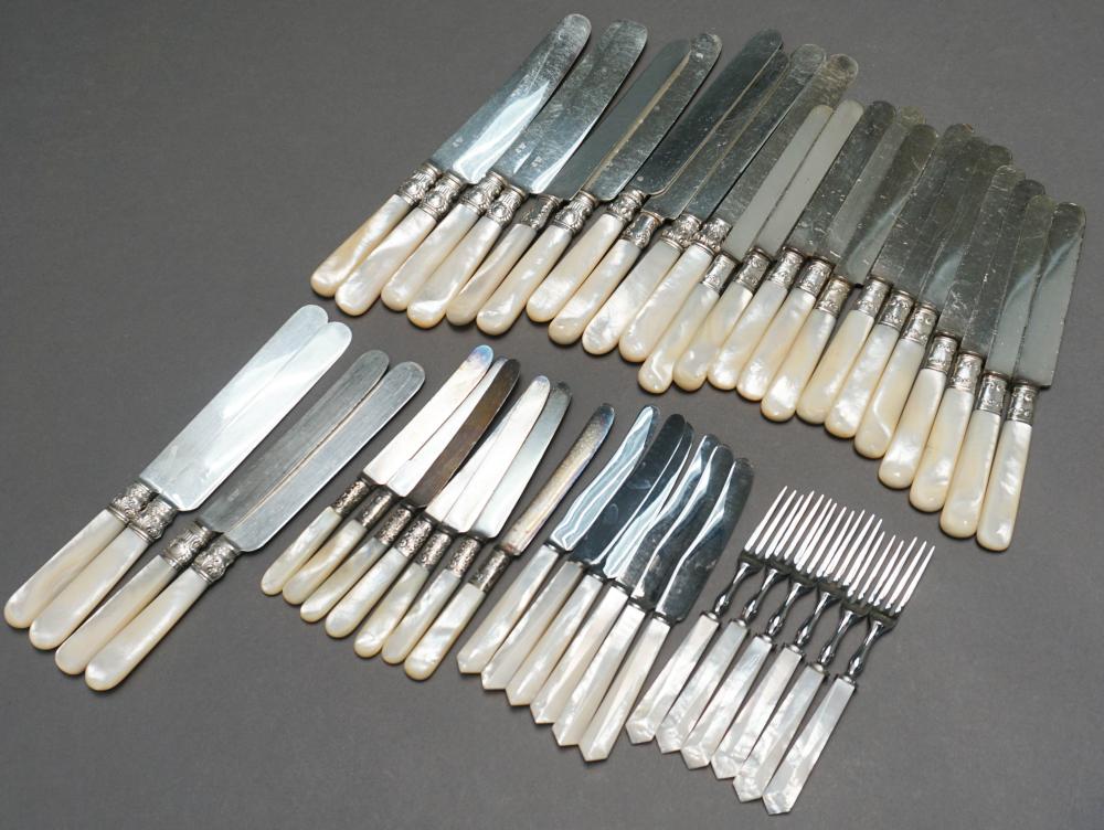 THIRTY-THREE MOTHER-OF-PEARL HANDLE