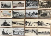 THIRTY TWO POSTCARDS OF EARLY