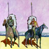 THOM ROSS (1953- ), INDIANS ON