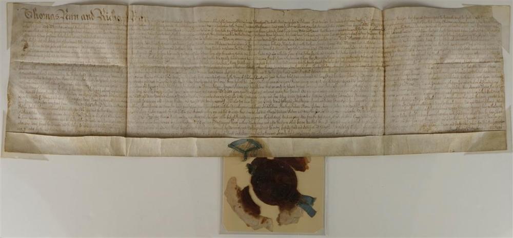 THOMAS AND RICHARD PENN LAND PATENT