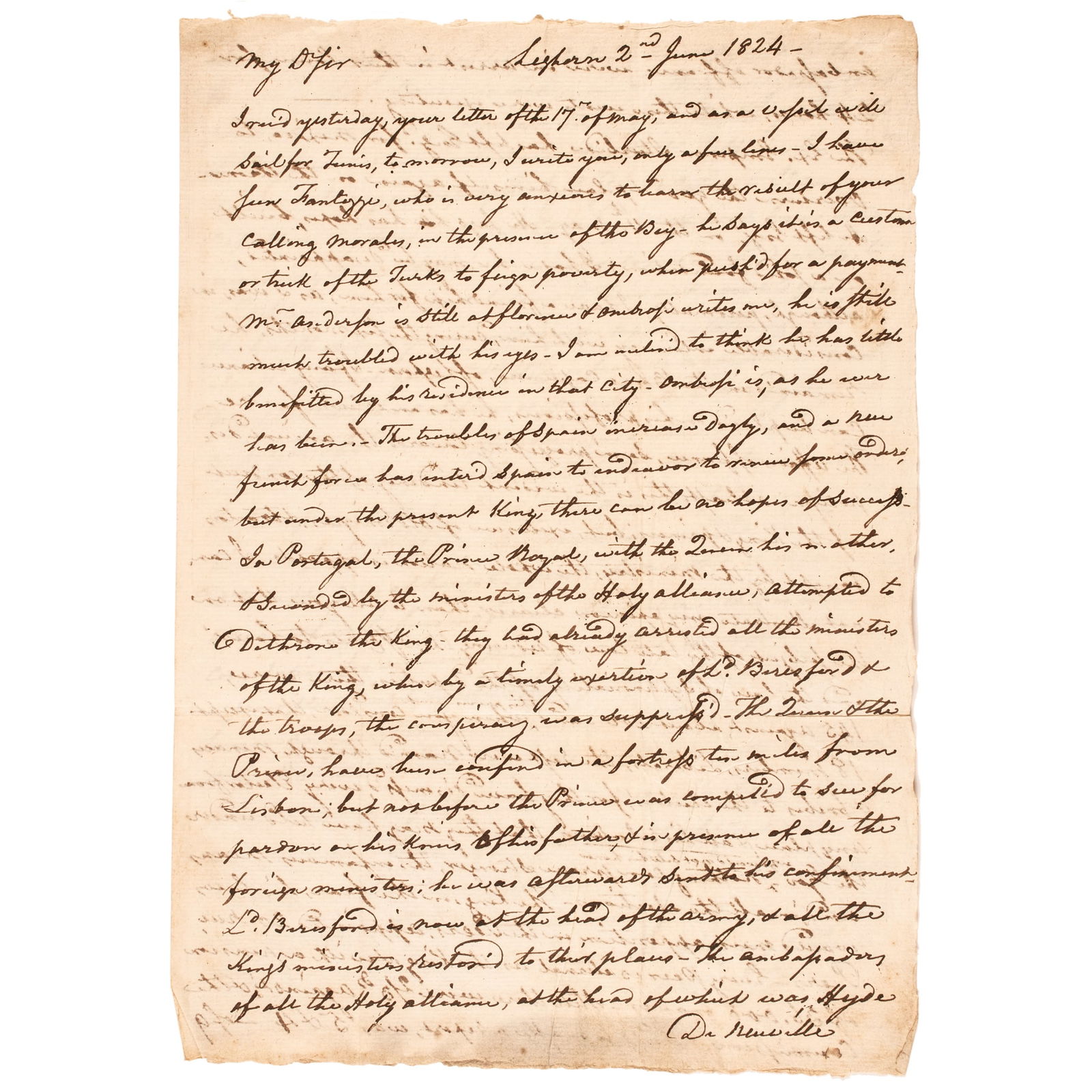 THOMAS APPLETON, U.S. CONSUL AT