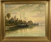 THOMAS BAILEY OIL, HARBOR SCEN
