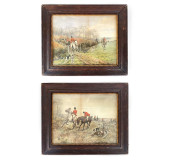 THOMAS BLINKS (1860-1912) HUNT