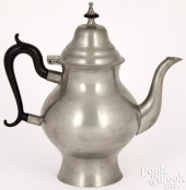 THOMAS BOARDMAN PEWTER TEAPOT<