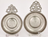 THOMAS BOARDMAN TWO PEWTER POR
