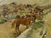 THOMAS COATES OIL ON CANVAS DE