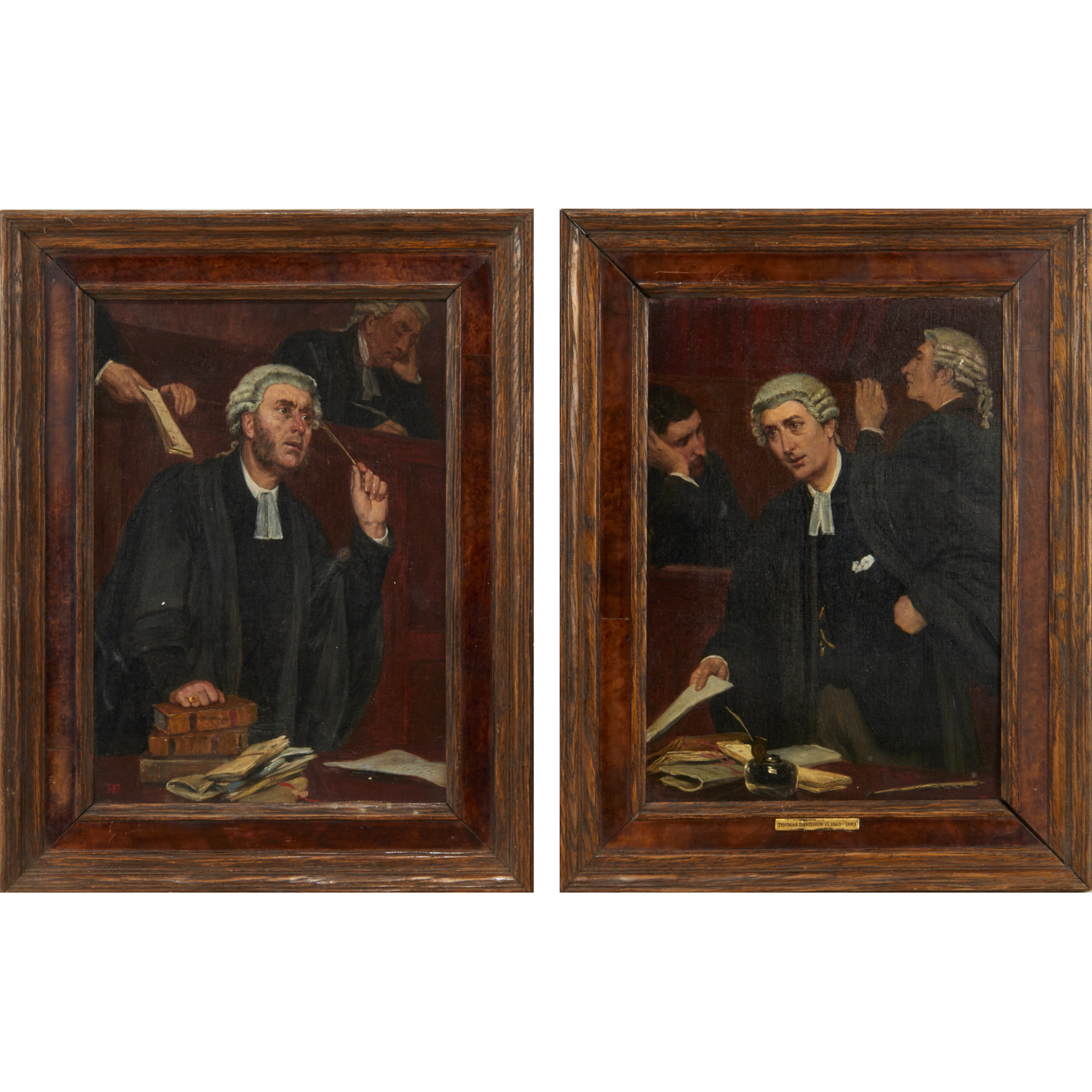 THOMAS DAVIDSON, PAIR OF