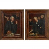 THOMAS DAVIDSON, PAIR OF PAINT