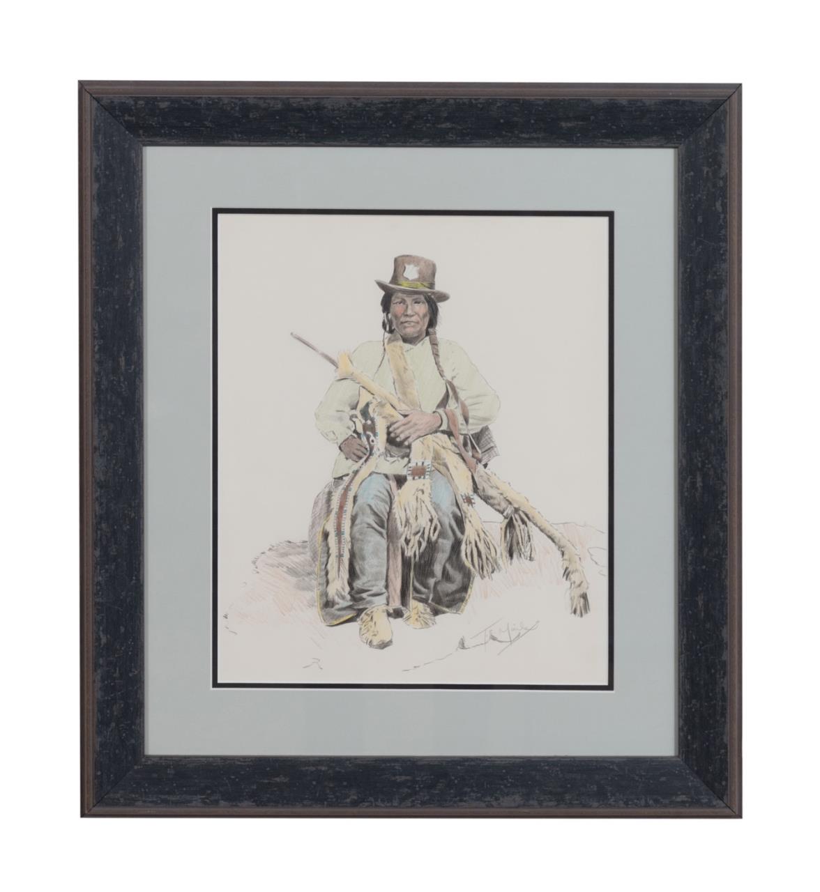 THOMAS E. MAILS, "HOPI WOODBEARER",