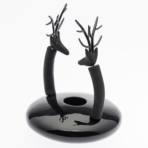 THOMAS FONTAINE, BLACK BOWL WITH