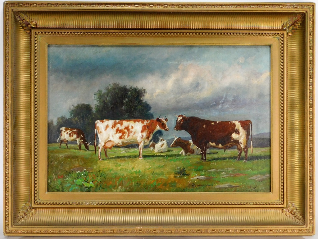 THOMAS HARRIS ROBINSON GRAZING COWS