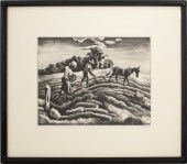 THOMAS HART BENTON "PLANTING"