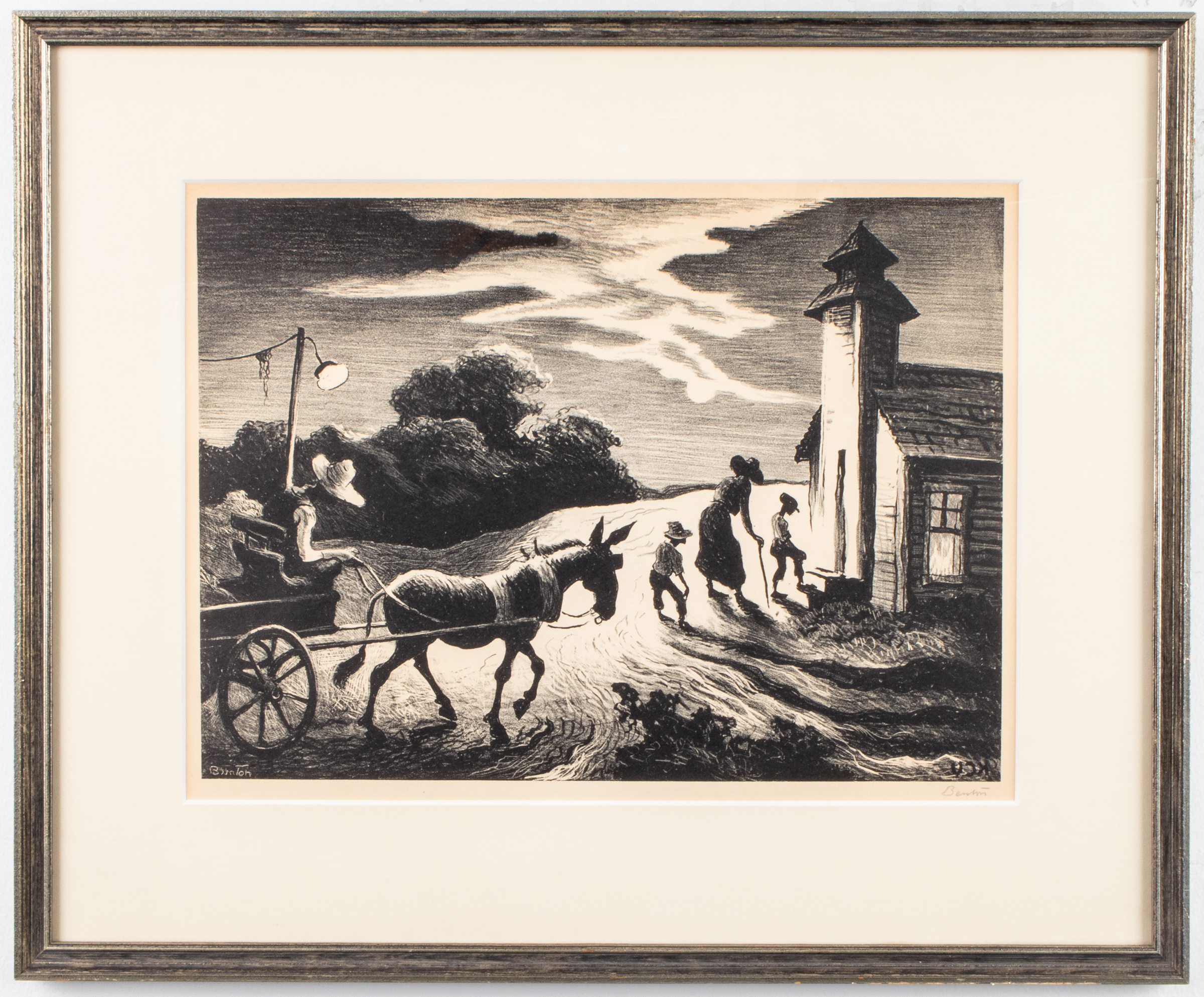 THOMAS HART BENTON "PRAYER MEETING"
