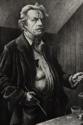 THOMAS HART BENTON 'SELF-PORTR