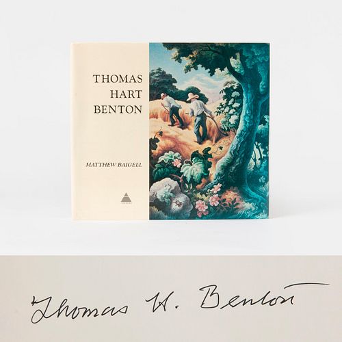 THOMAS HART BENTON SIGNED BOOKA
