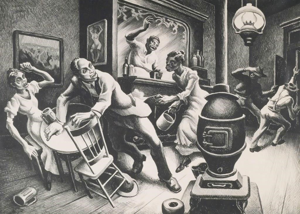 THOMAS HART BENTON SIGNED