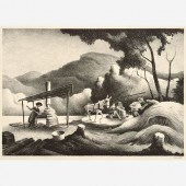 THOMAS HART BENTON "SORGHUM MI