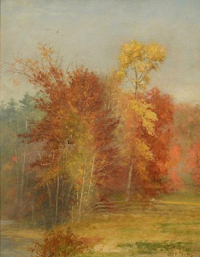 THOMAS HICKS AUTUMN LANDSCAPEThomas