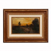 THOMAS HUNT, TONALIST LANDSCAP