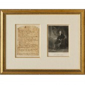 THOMAS JEFFERSON, AUTOGRAPH MA