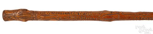 THOMAS JEFFERSON CRADDOCK CARVED