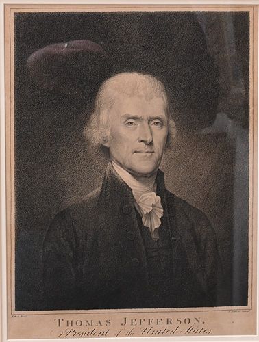 THOMAS JEFFERSON, PORTRAIT,