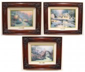 THOMAS KINKADE THREE EMBELISHE
