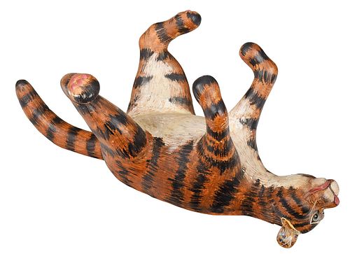 THOMAS LANGAN CARVED AND PAINTED