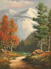 THOMAS LEGIND OIL ON CANVAS (a