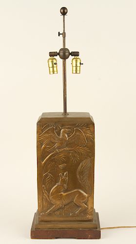 THOMAS LOMEDICO ART DECO BRONZE TWO