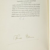 THOMAS MANN, PAIR OF SIGNED, L