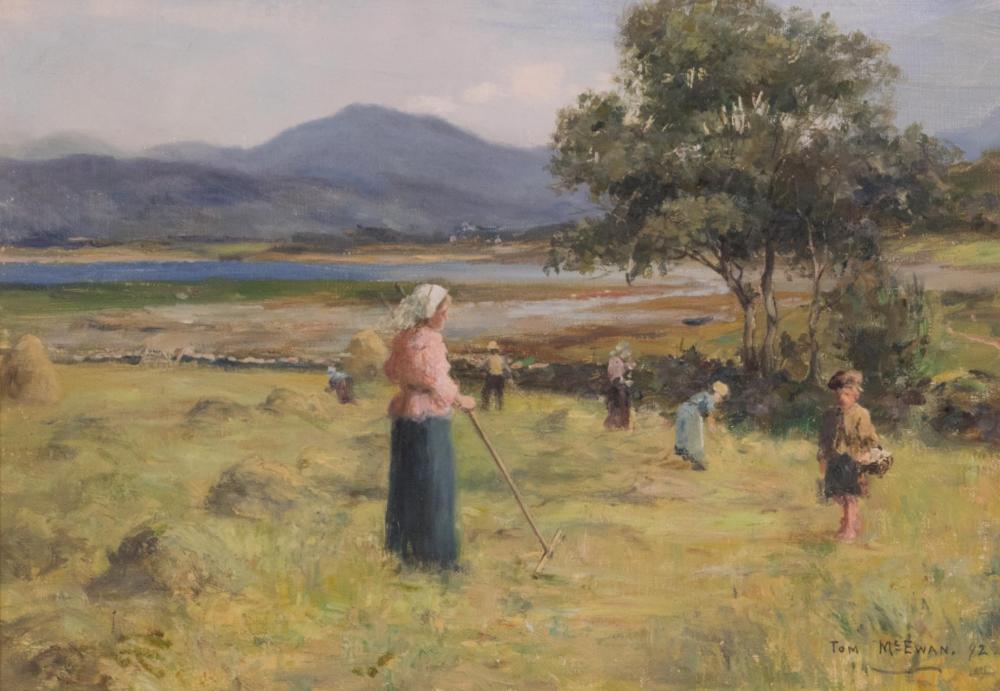 THOMAS MCEWAN OIL ON CANVASTHOMAS