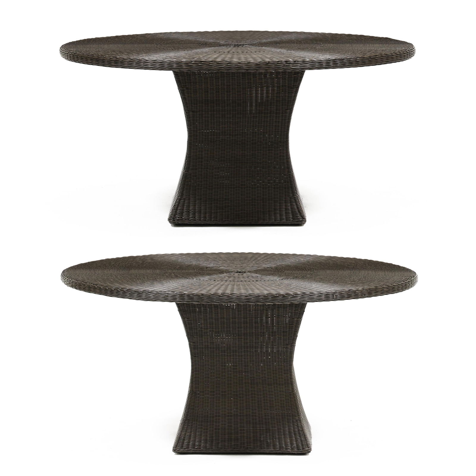 THOMAS MCGUIRE, PAIR OF CIRCULAR