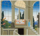 THOMAS MCKNIGHT (B. 1941), "HA