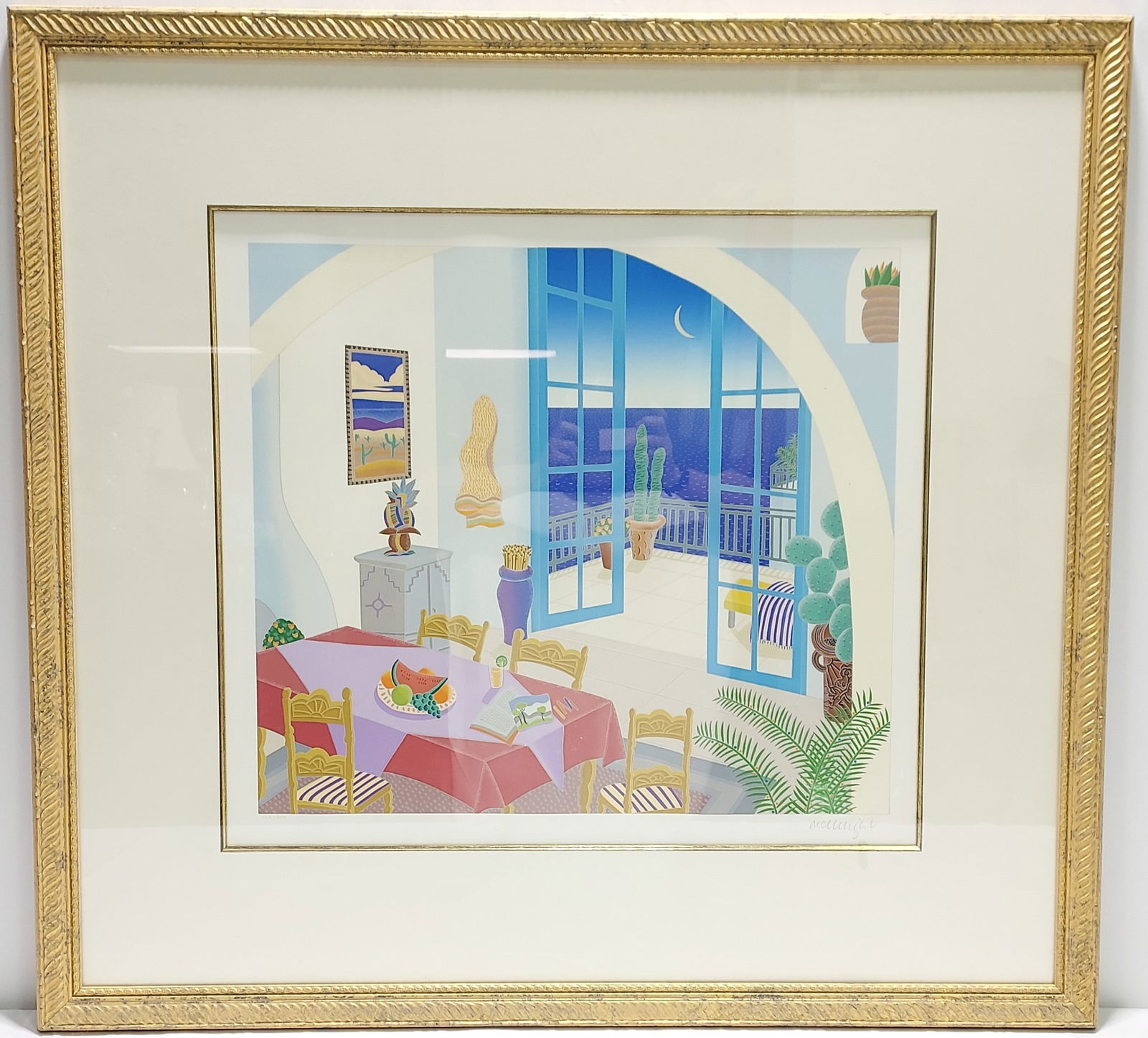 THOMAS MCKNIGHT "LAGUNA" FRAMED