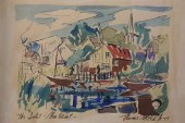 THOMAS MEEK COLORED PRINT "THE