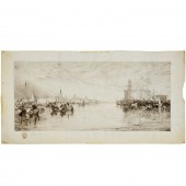 THOMAS MORAN, SIGNED ETCHING O